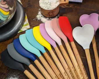 printing cute design kitchen silicone spatula
