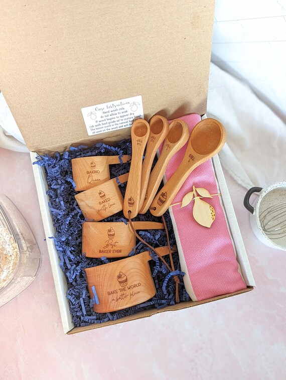 Baking Box Wood Measuring Cups Measuring Spoons Baking -  Finland