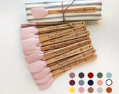 Bun in the Oven Baby Shower Favor – Pink Mini Spatula, Personalized Favors