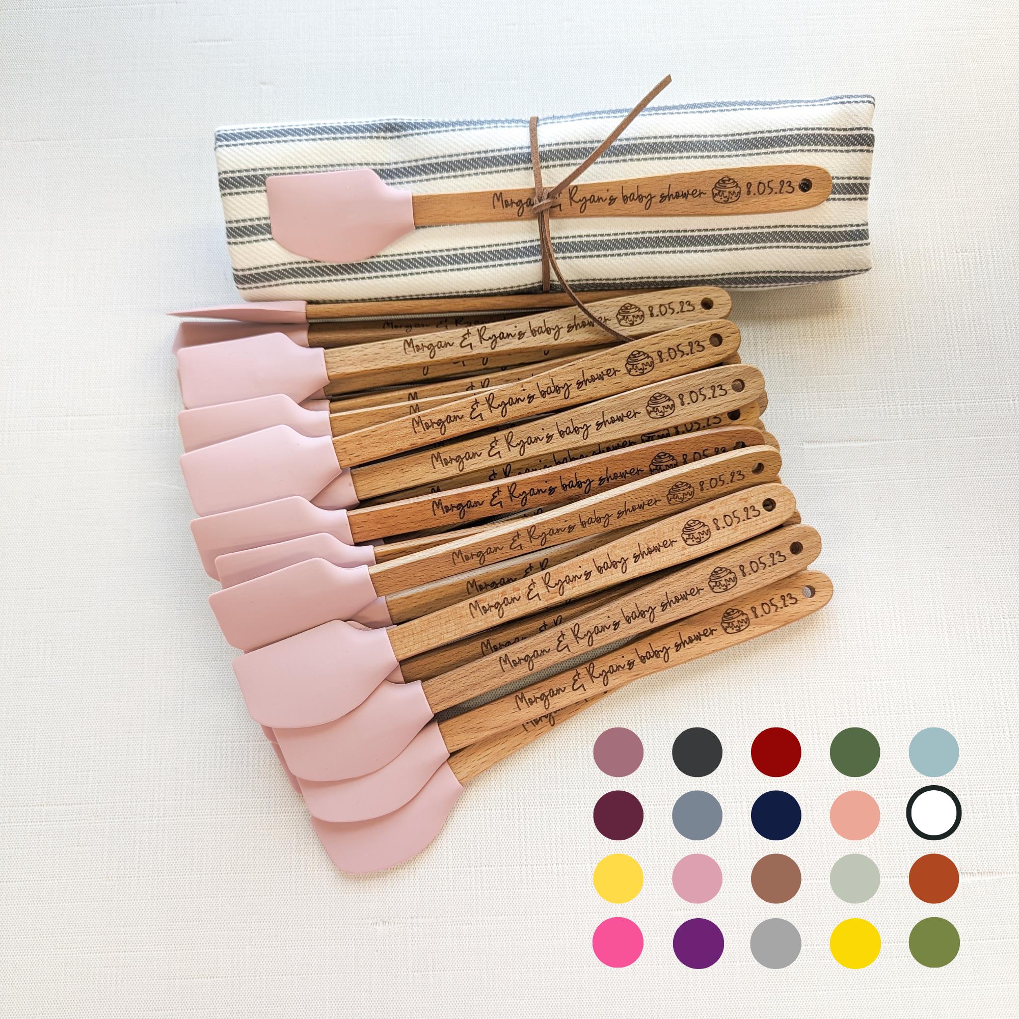 Unique baby shower favors, Fall baby shower favors, Mini spatula,