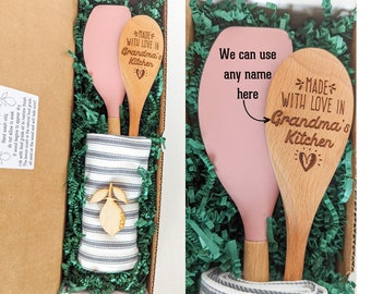 Personalized wooden spoon, Pregnacy announcement, Pregnancy announcement grandma,