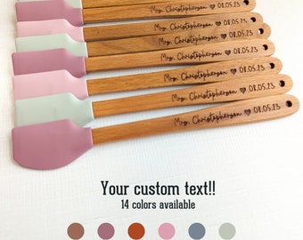 Bridal shower favors, Wedding favors for guests in bulk, Mini spatulas,