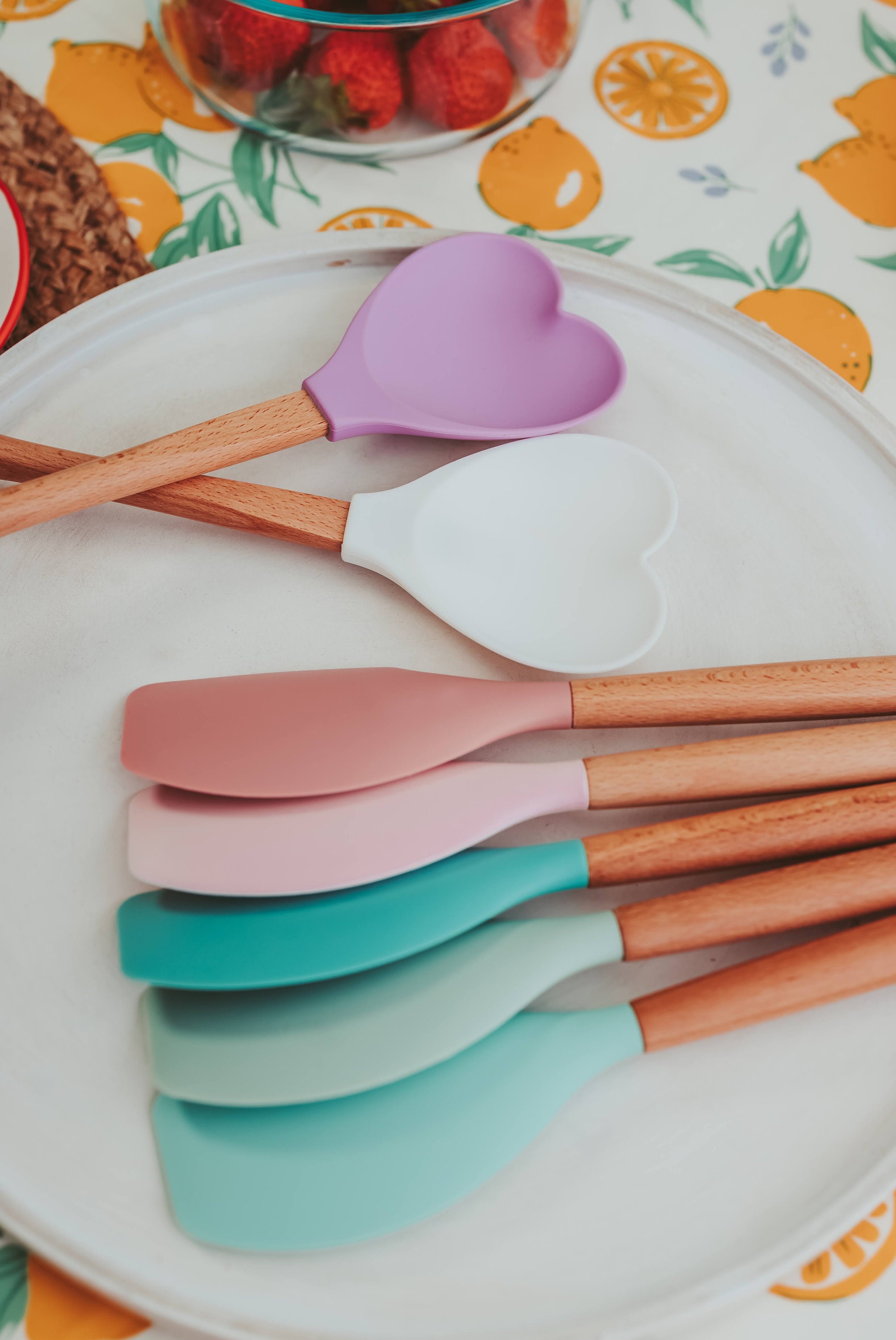 TULTU Personalized Engraved Silicone Spatula Set of 4, Custom Food-Grade  Rubber Spatulas for Baking,…See more TULTU Personalized Engraved Silicone