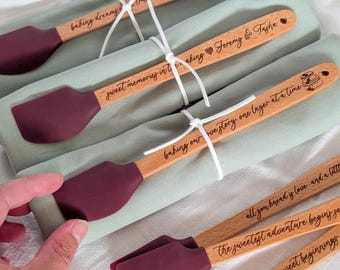Bridal shower favors, Wedding favors for guests in bulk, Useful Mini spatula,