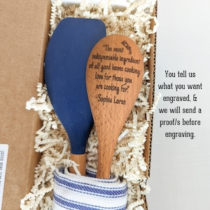 Housewarming gift basket, Personalized baking gifts, Silicone spatula, Realtor closing gift,