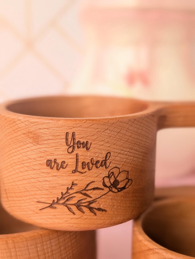 Caja de regalo personalizada para mamá con tazas y cucharas medidoras de parte de su hija, regalo para hornear y cocinar. imagen 7