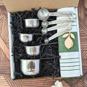 Measuring cups and spoons, Mom Christmas gift from daughter, Baking gifts,