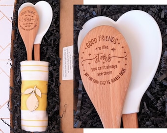 Long distance friendship gift, Care package for her, Thinking of you gift, Baking gift, Kitchen spatulas,