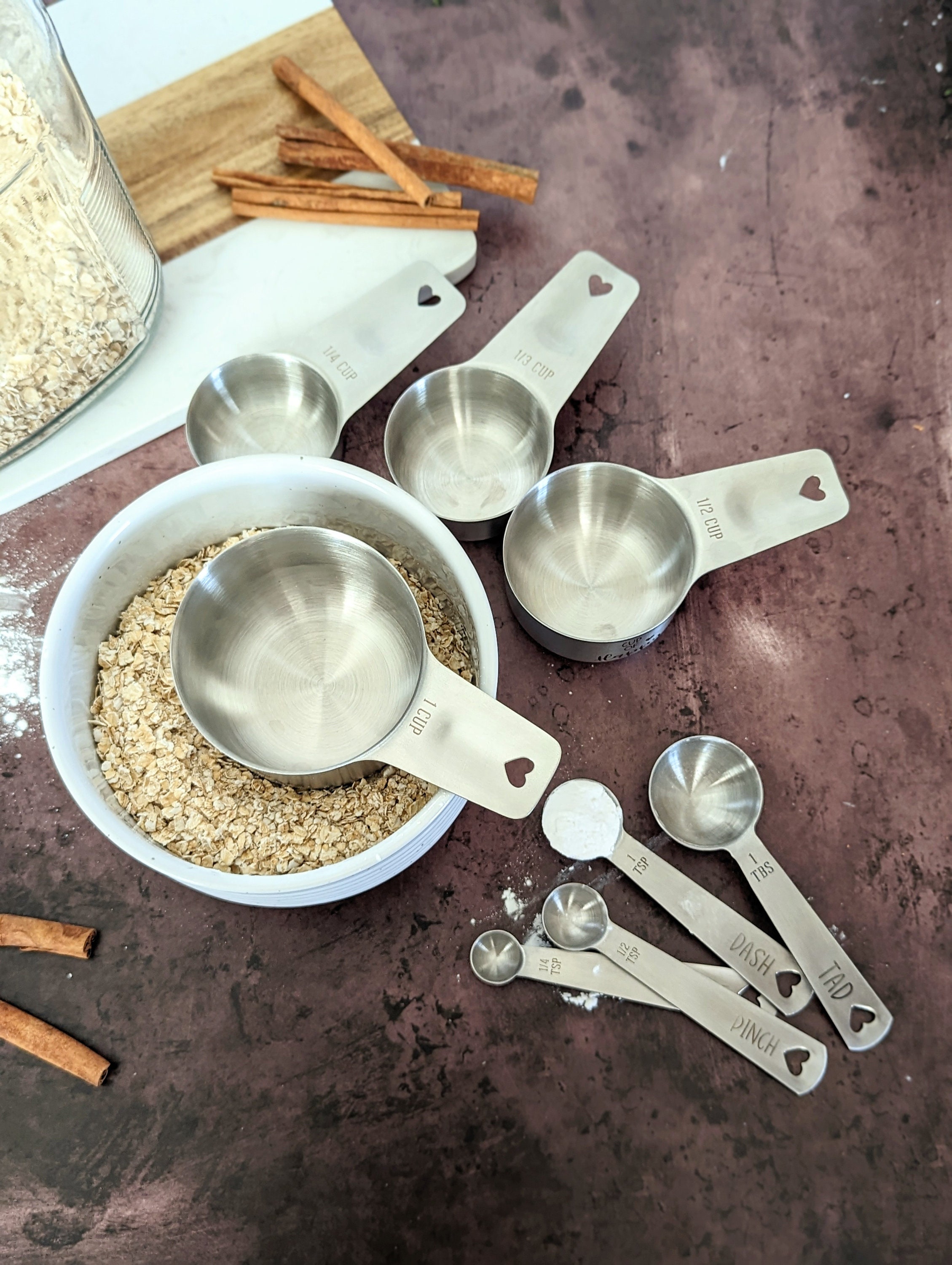 Stainless Steel Magnetic Measuring Cups – Apothecary Gift Shop