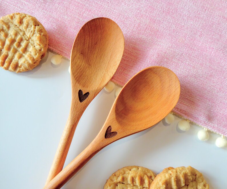 Personalized wooden spoons Baking spoon Grandmother gift Etsy