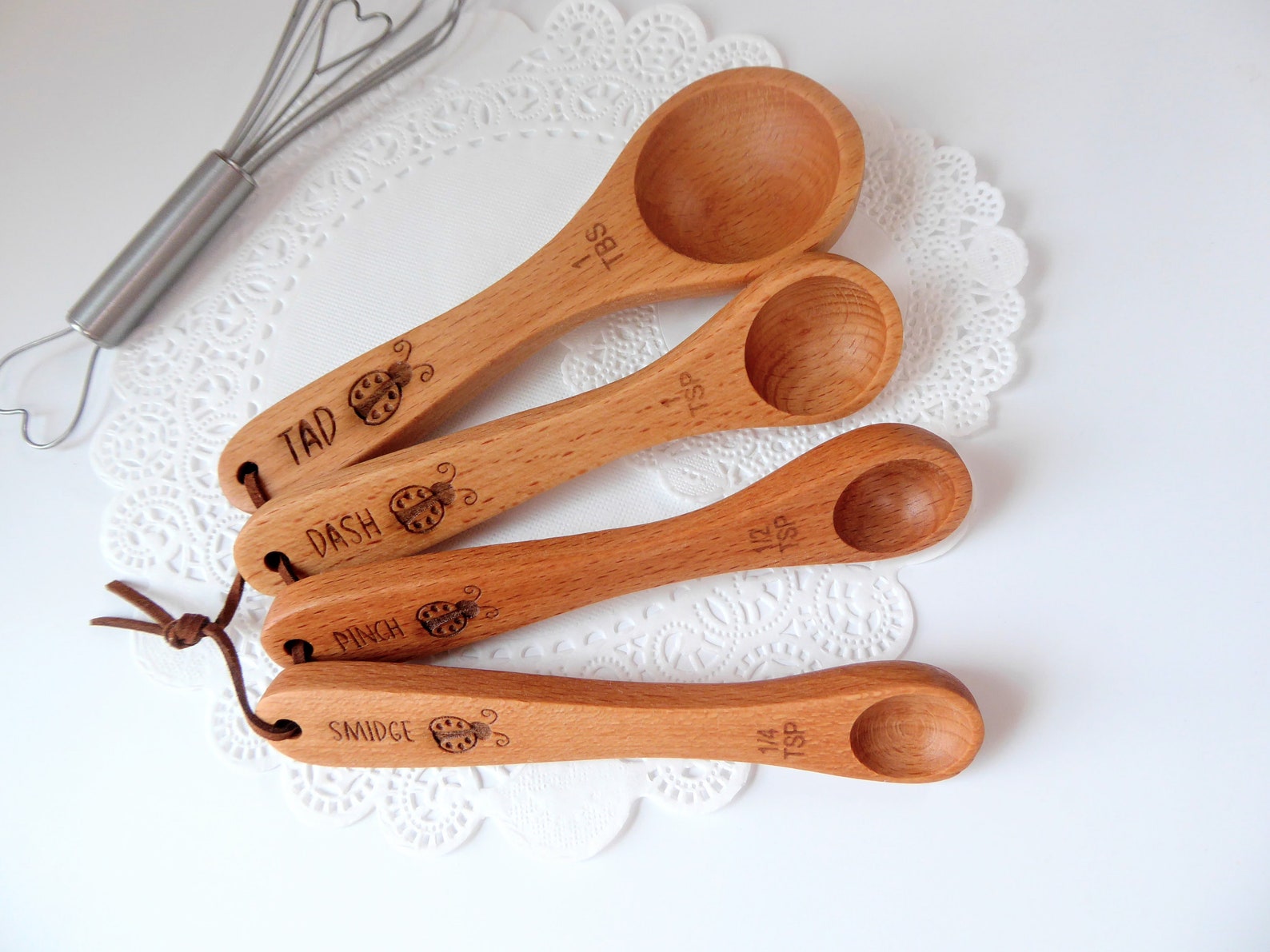 Measuring cups Wood measuring spoons Baking gifts Cooking Etsy