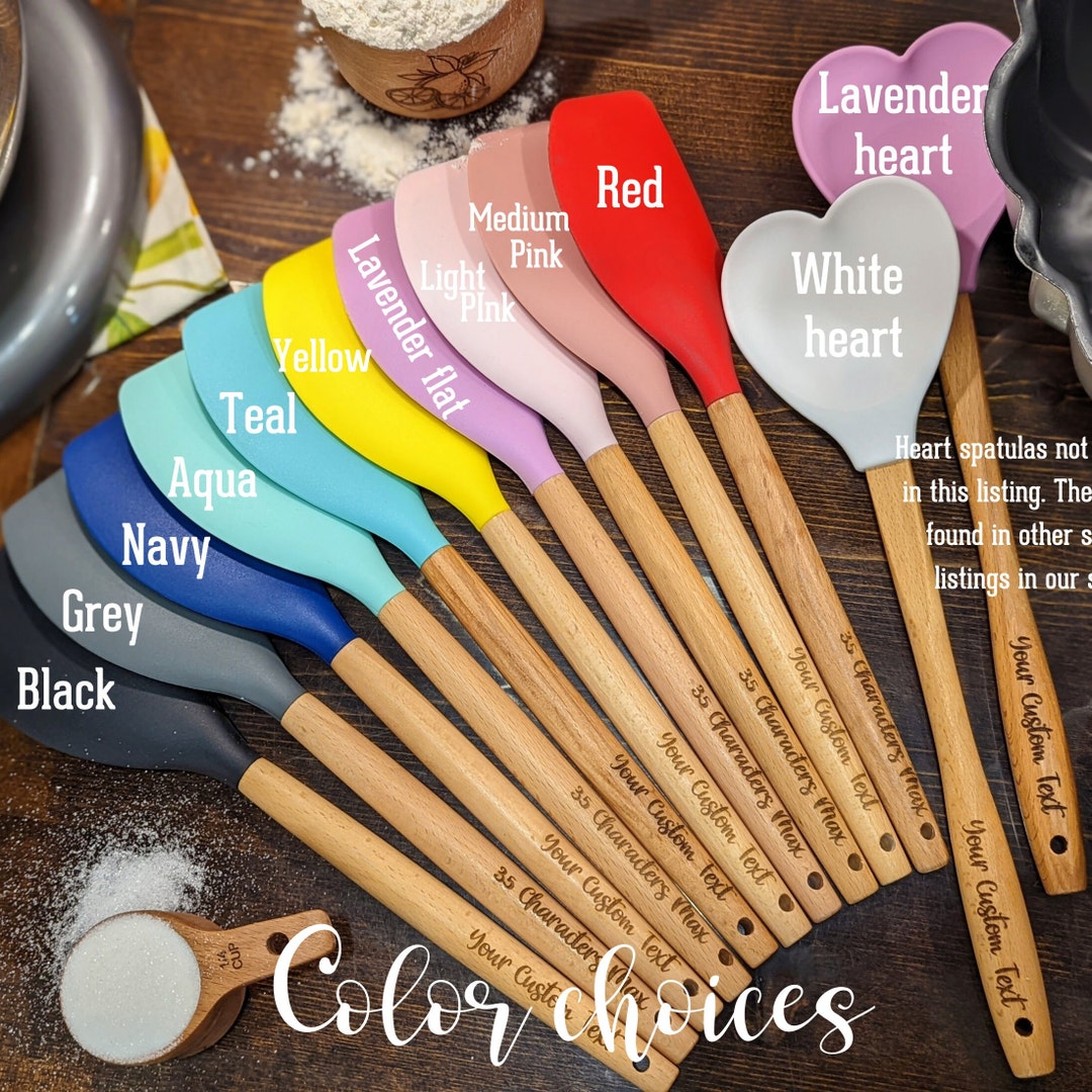 Personalized Spatula Silicone Spatula Baking Gifts Best Etsy