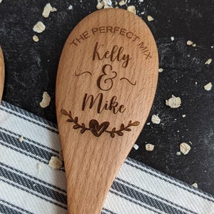 Personalized wooden spoon, Baking gifts, Cooking gifts, Bridal shower gift, Unique wedding gift for couple, Housewarming gift, image 6