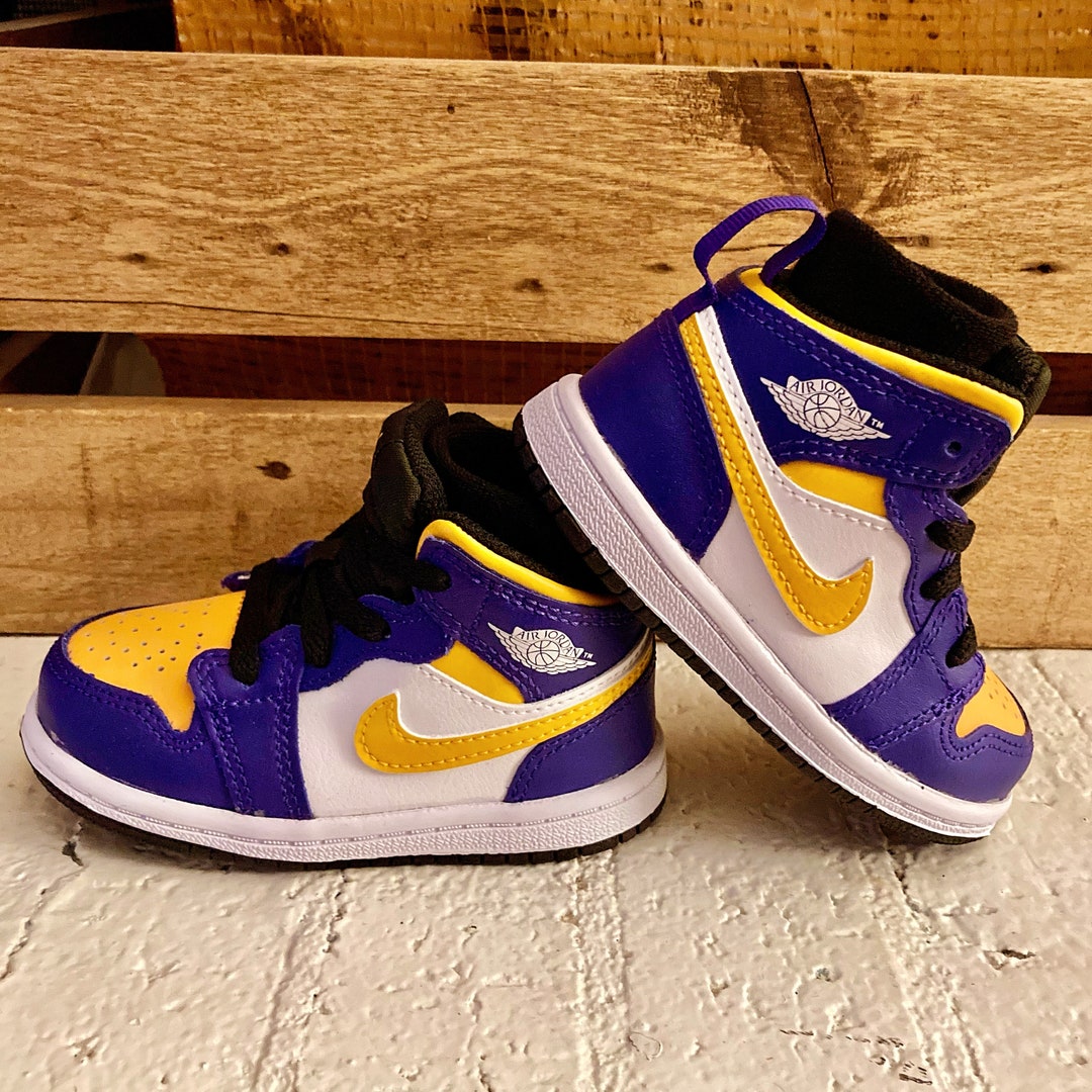 custom laker jordans