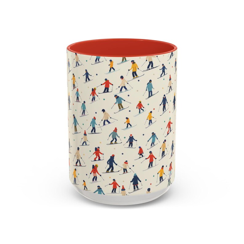 Berg Ski fahren Kaffeebecher Winter Sport Geschenk Tasse Bild 4