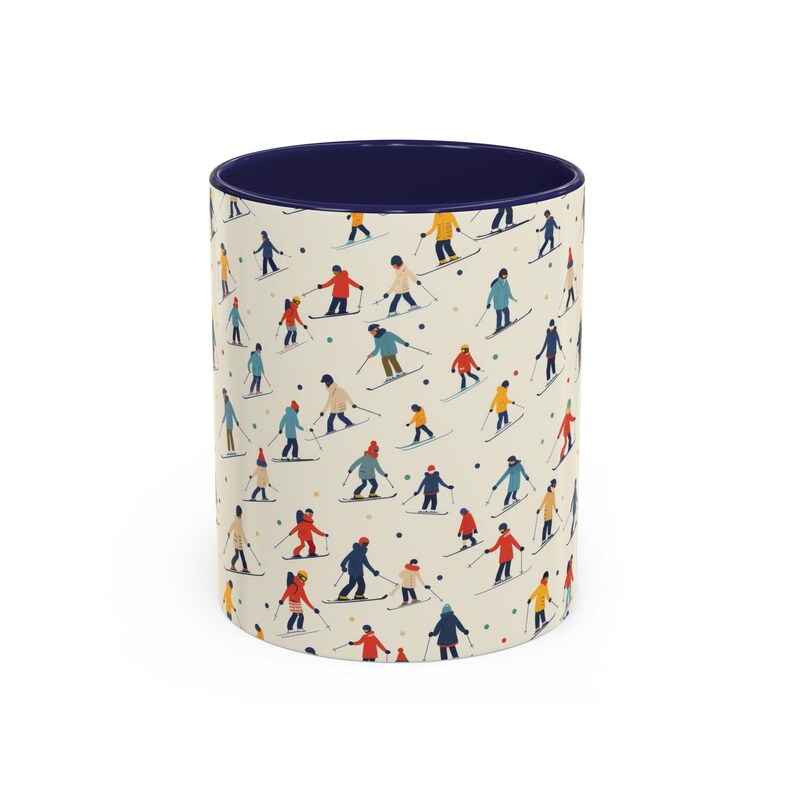 Berg Ski fahren Kaffeebecher Winter Sport Geschenk Tasse Bild 5