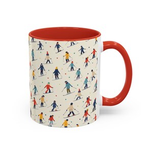 Berg Ski fahren Kaffeebecher Winter Sport Geschenk Tasse Bild 2