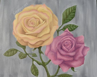 Roses - Original Oil Painting