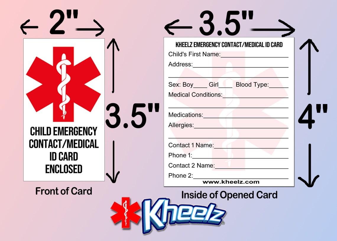 Emergency Car Seat Sticker Baby Seat ID Sticker Car Seat ID Etsy