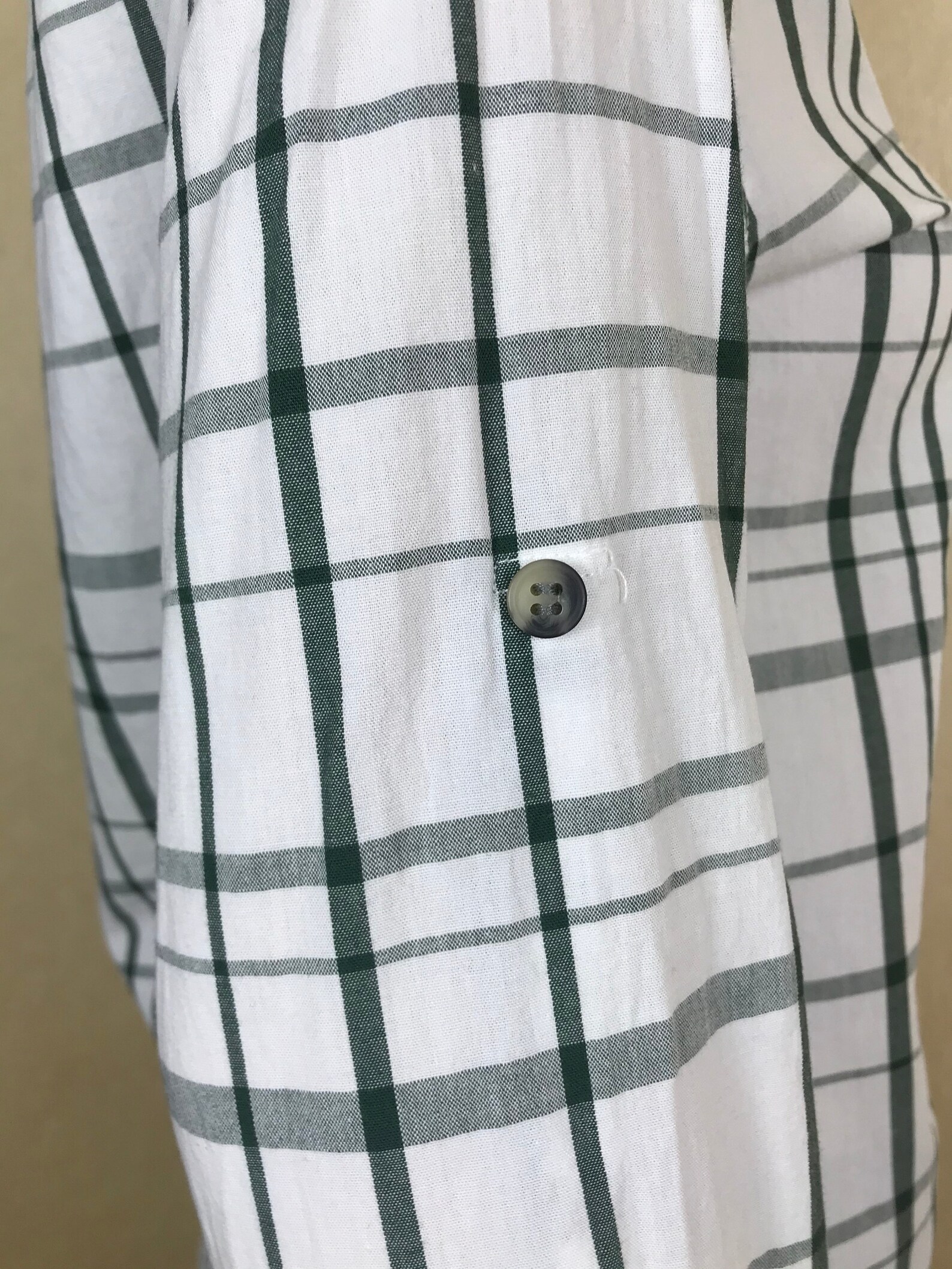 Casual Checkered Shirt With Long Sleeves Men's Cotton Etsy