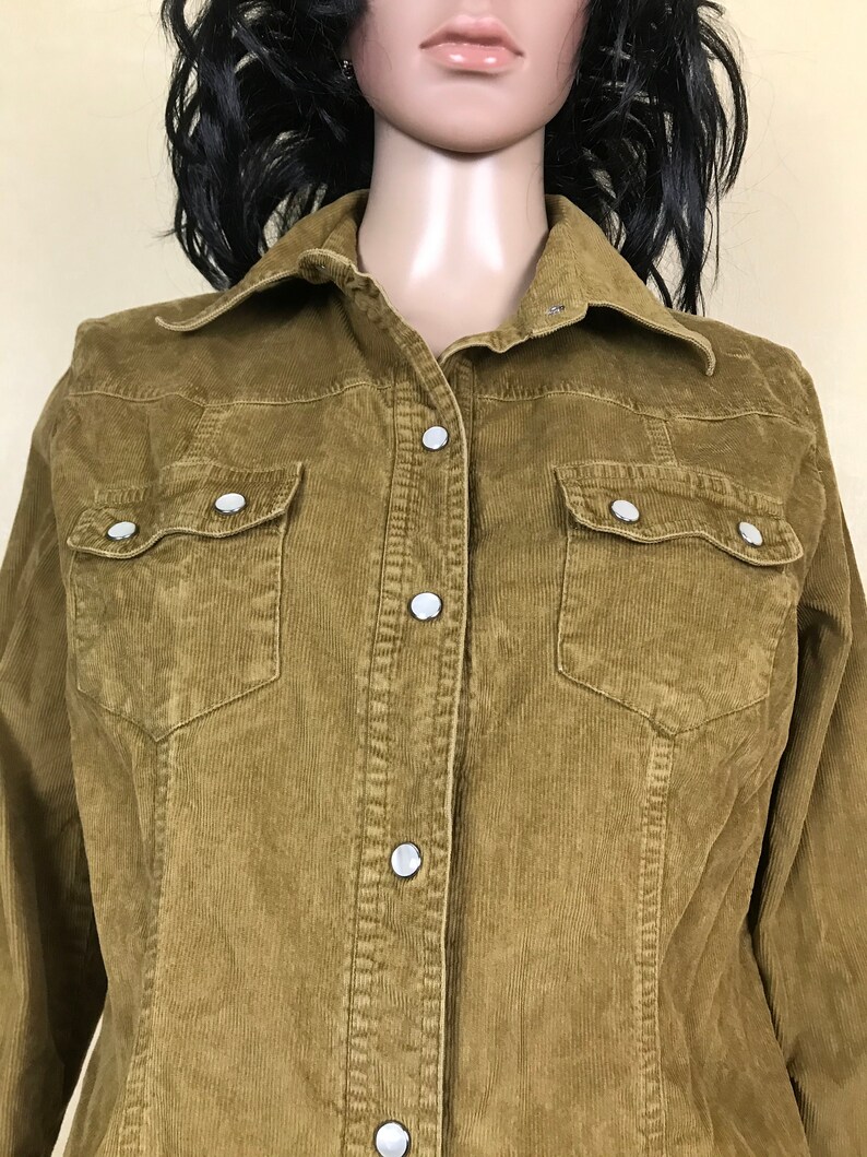 Women/'s Corduroy Shirt by GAP vintage 90s size M