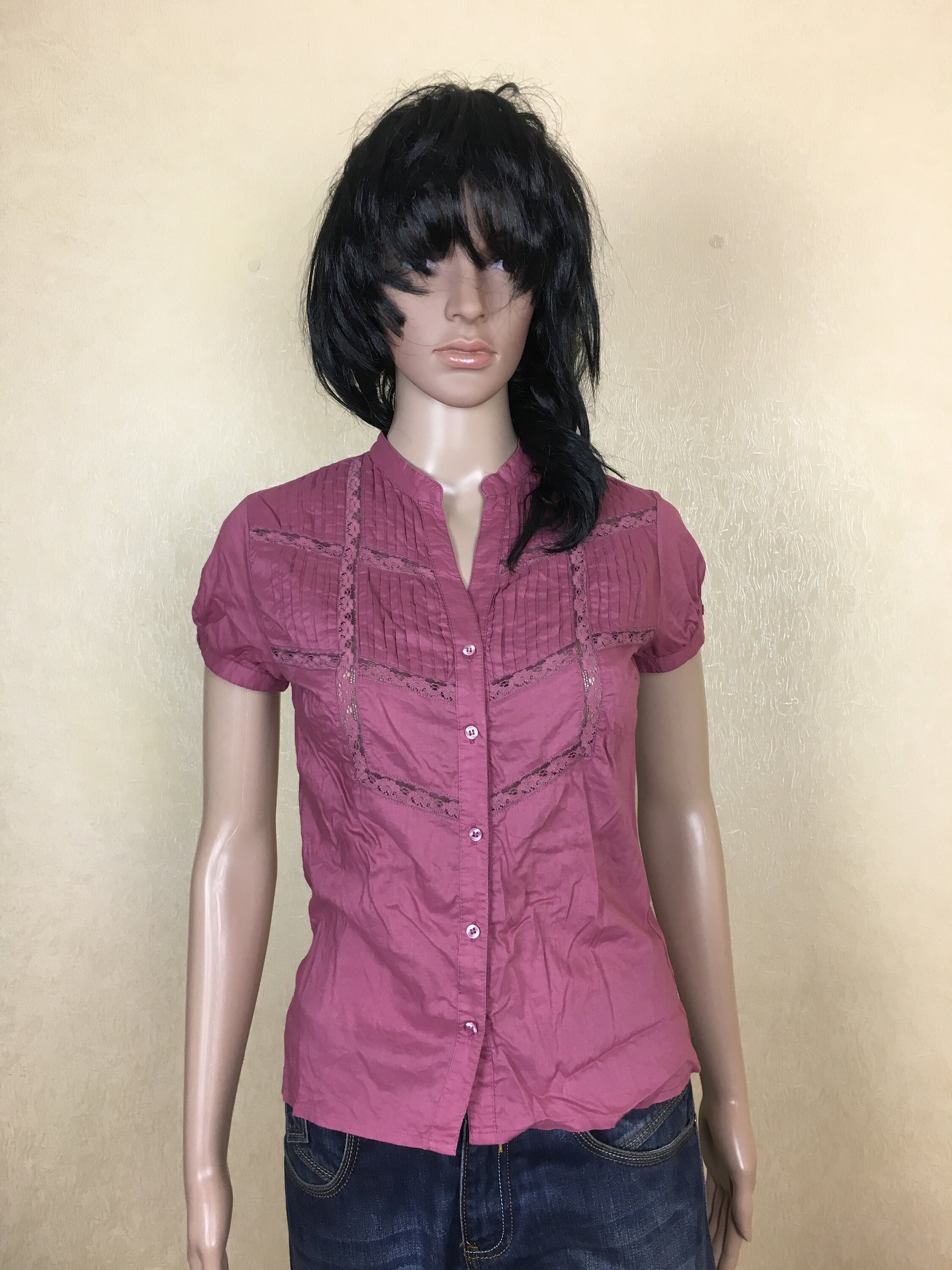 Cotton Lace Blouse - Etsy