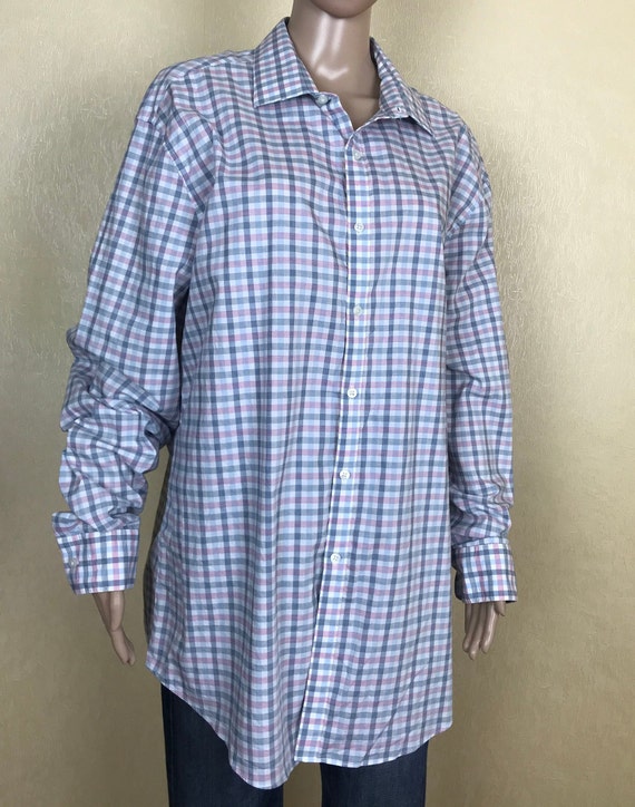 plus size checkered shirt