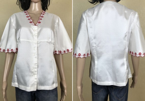Vishivanka Vintage 60s Ukrainian Embroidery Blouse