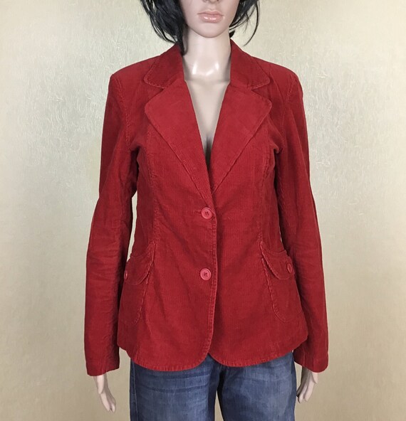 80s red blazer