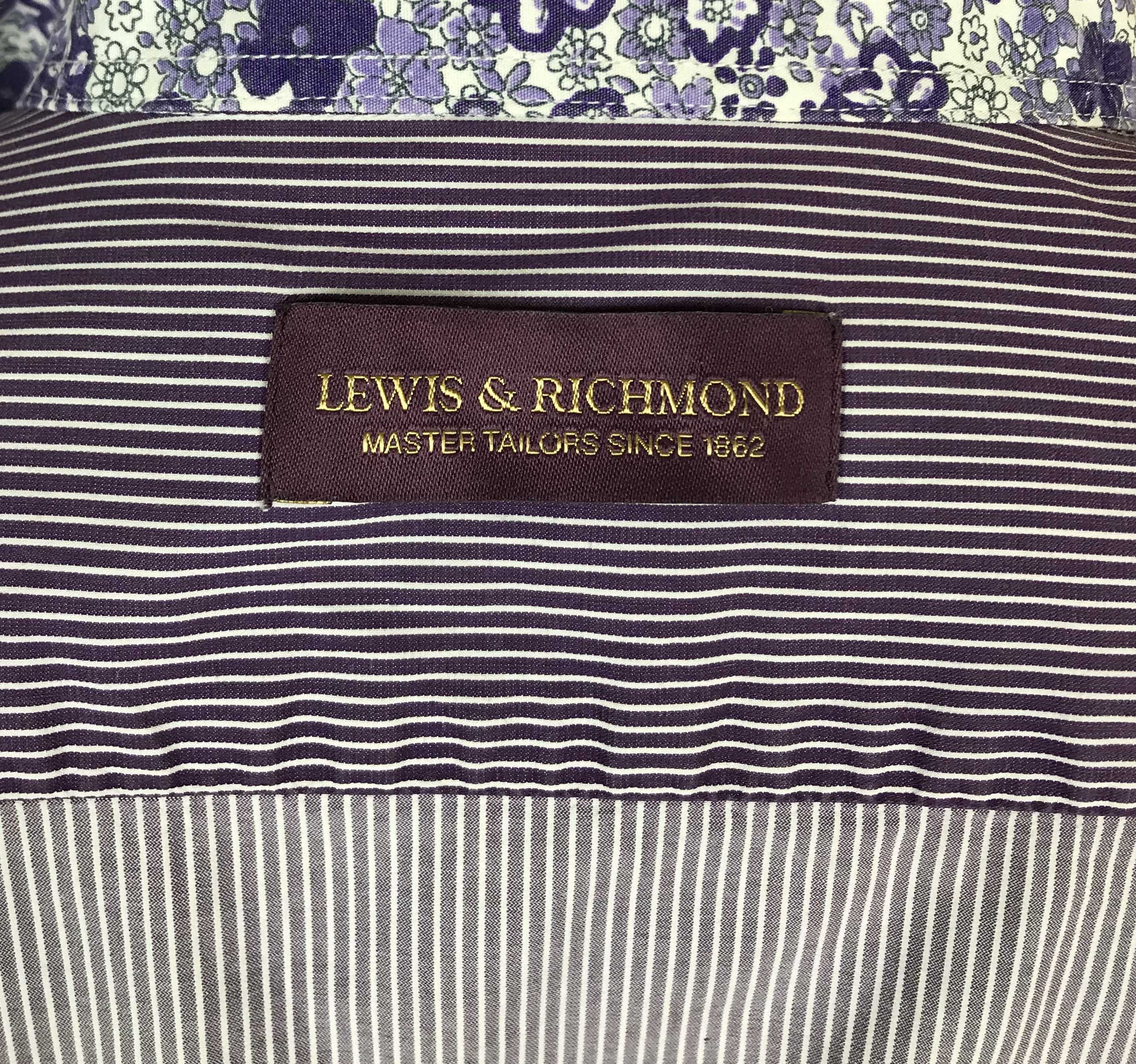 Plus Size Men's Stripped Shirt by LEWIS & RICHMOND Casual - Etsy