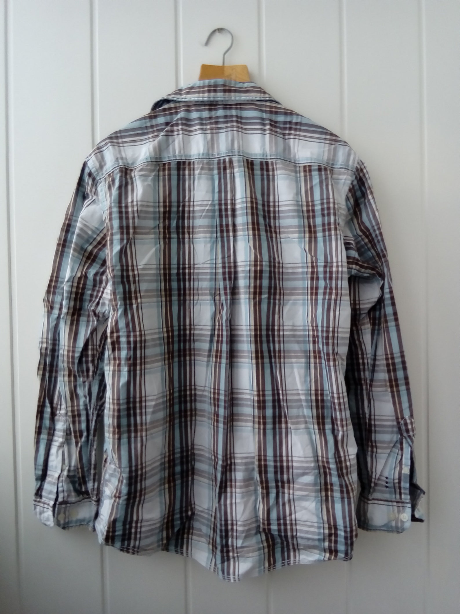 90's Men's Brown Plaid Western Shirt Checkered Shirt - Etsy