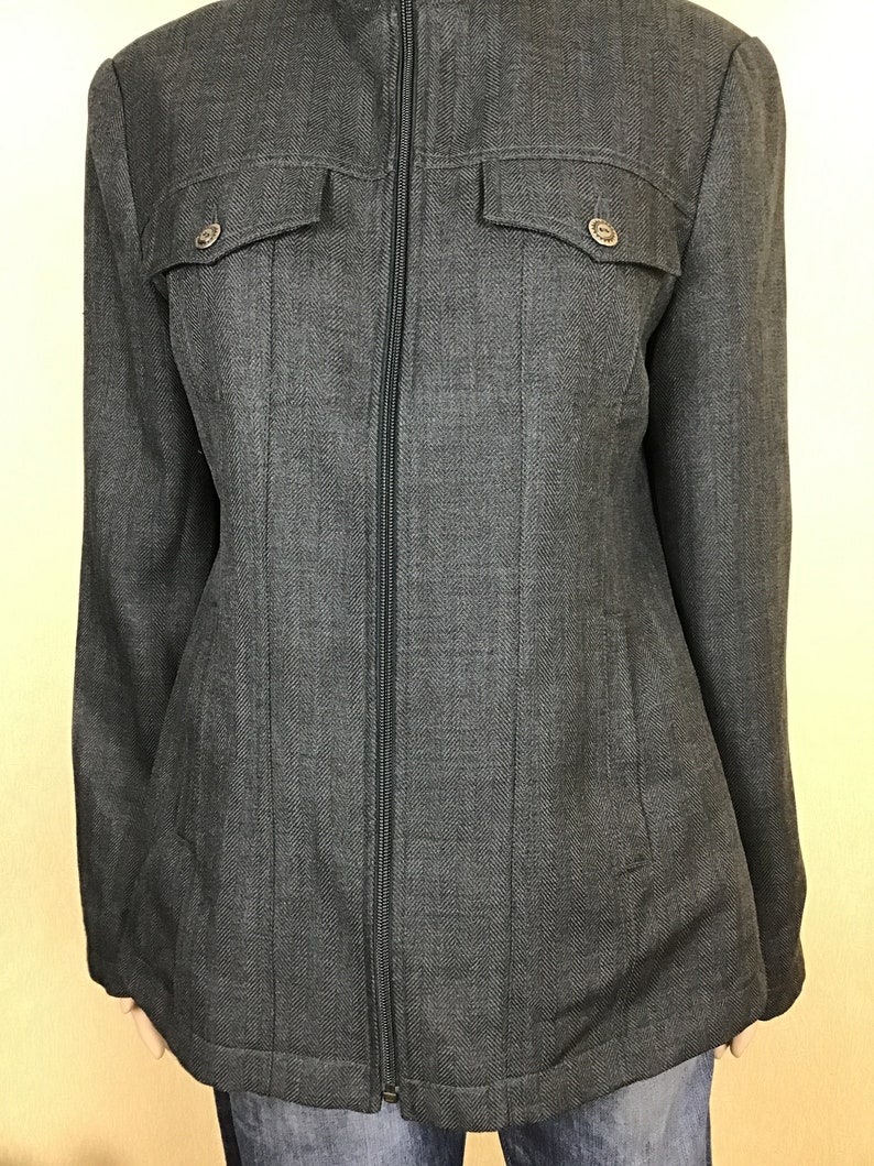 Men's Gray Jacket Hipster Jacket With Zipper Gray Unisex - Etsy