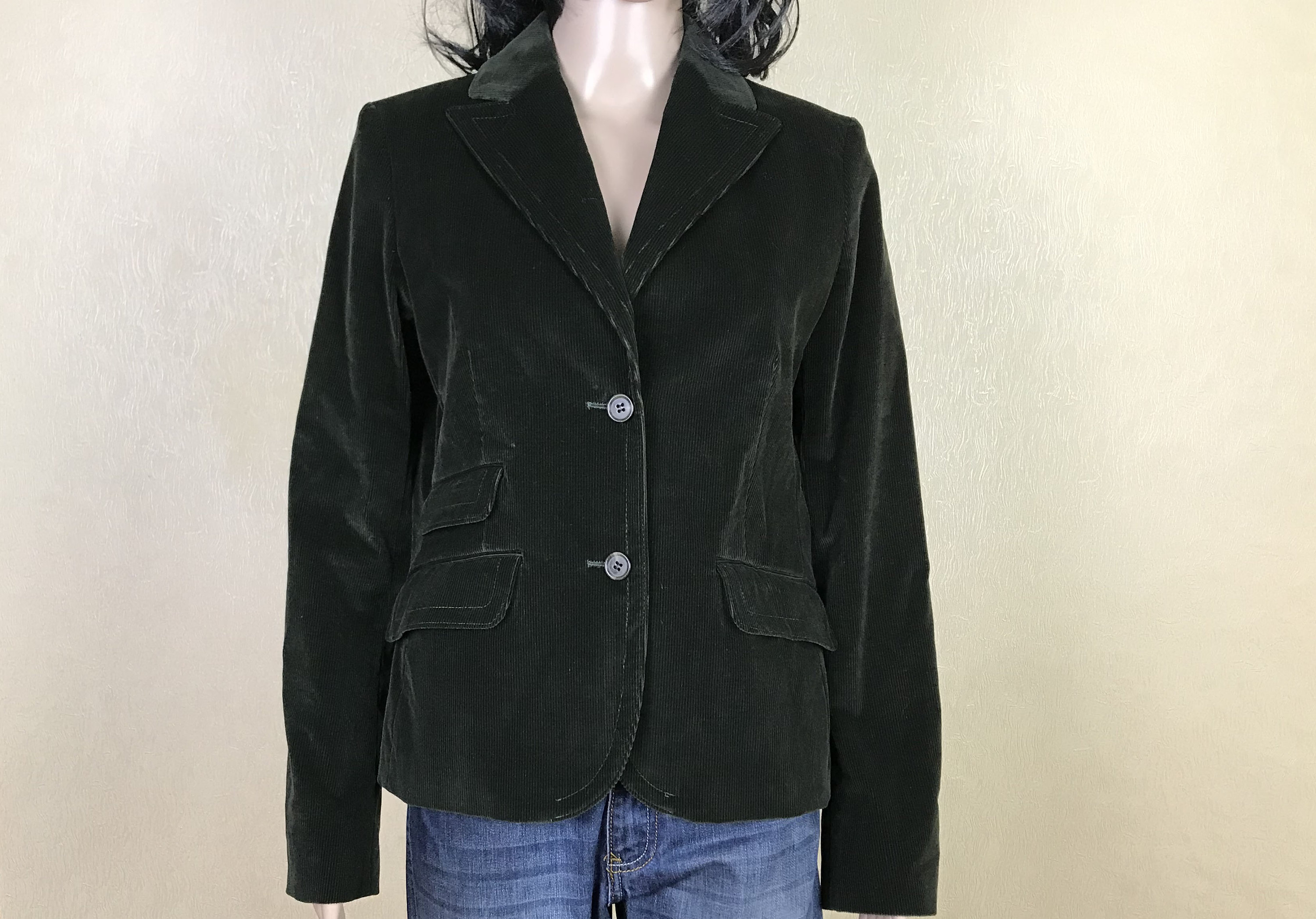 corduroy black jacket womens