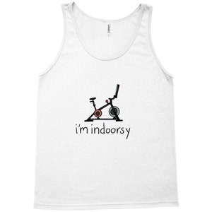 Indoor Cycling I&#39;M Indoorsy Tank Tops