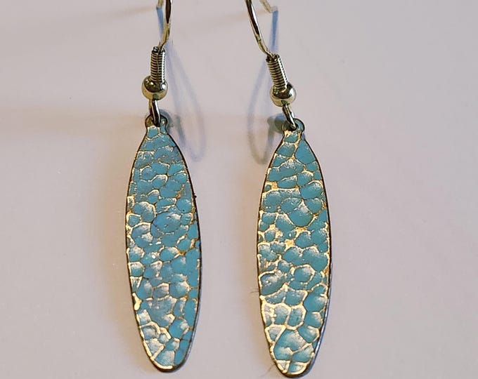 Turquoise Gold Earrings