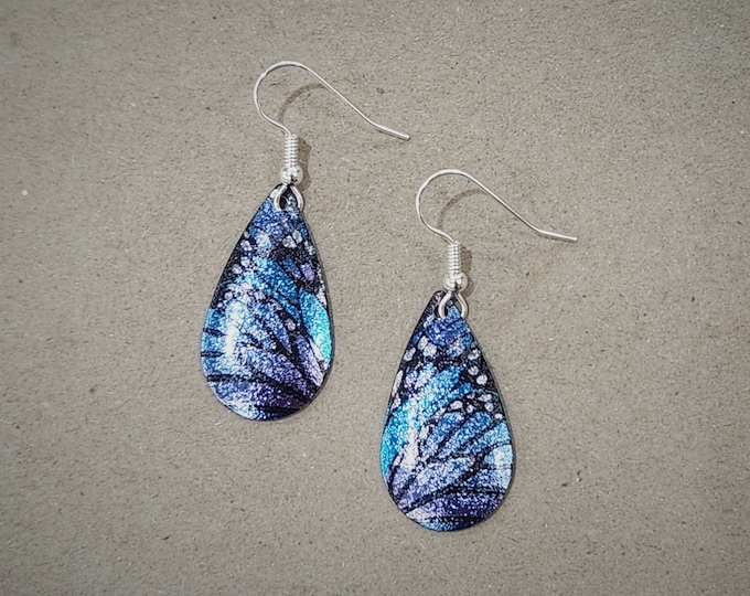 Blue Butterfly Earrings