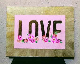 Love canvas | Etsy