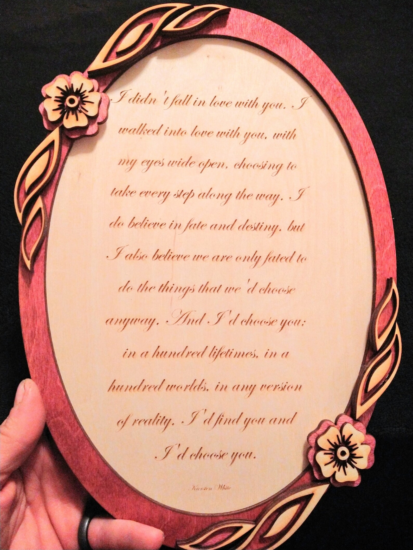 Romantic Picture Frame Romantic Wall Decor Gifts of Love Etsy