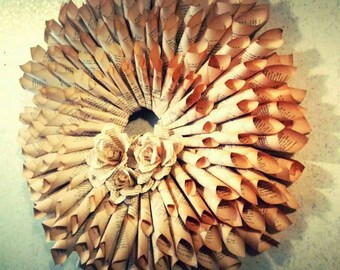 Book wreaths