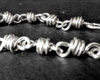 Unisex silver bracelet