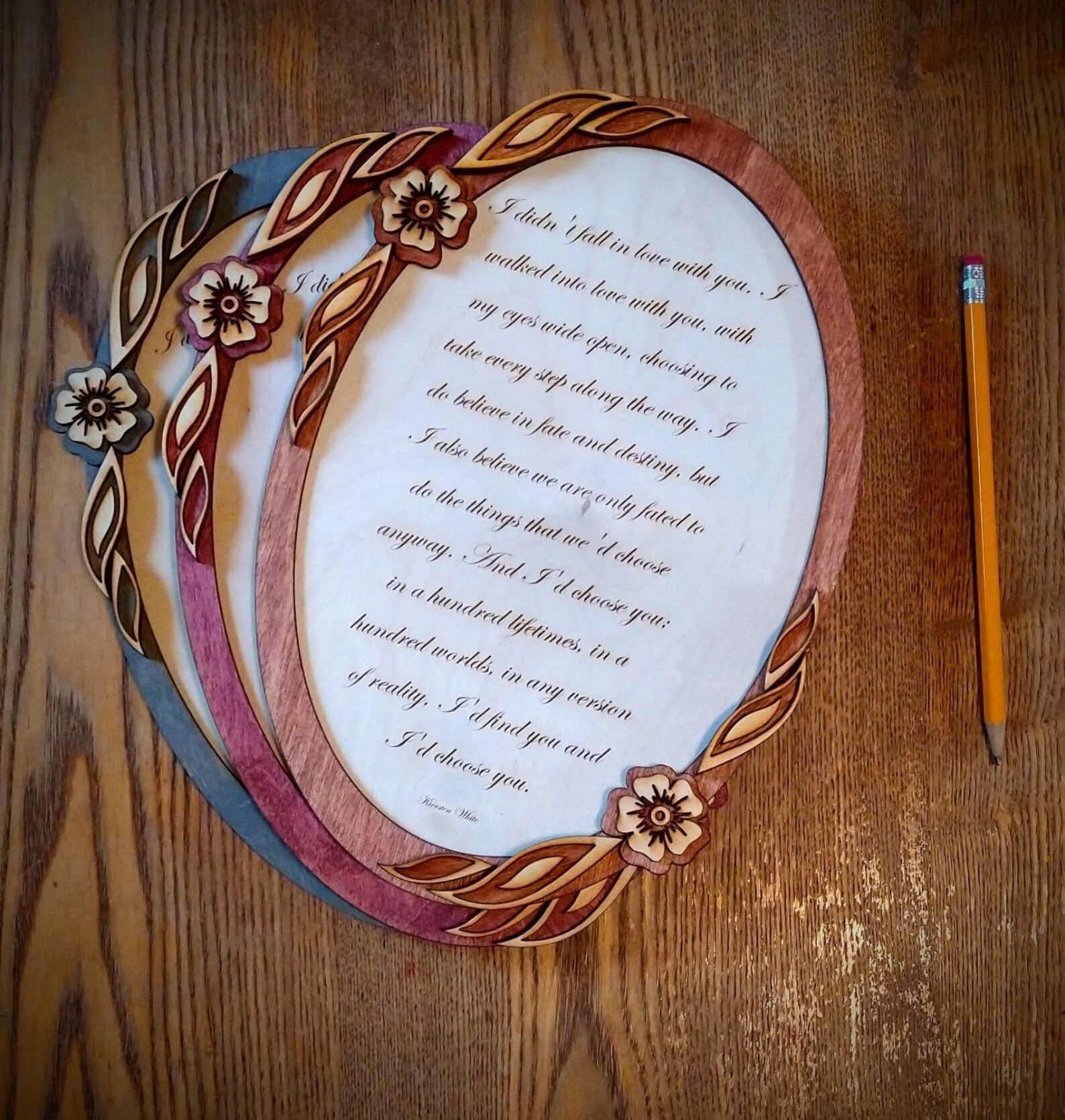 Romantic Picture Frame Romantic Wall Decor Gifts of Love Etsy