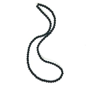 Black Glass Round Beads – 4.5mm Jewelry Making Supplies
