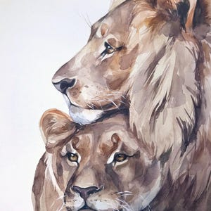 Custom Watercolor Portrait from Photo, Original Painting image 16