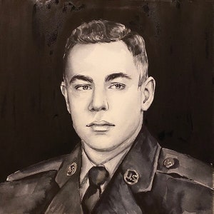 Custom Watercolor Portrait from Photo, Original Painting image 9