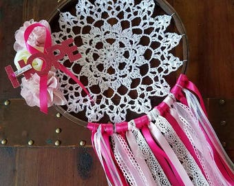 Breast Cancer Awareness Dreamcatcher