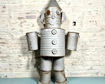 Vintage robot blikjesman