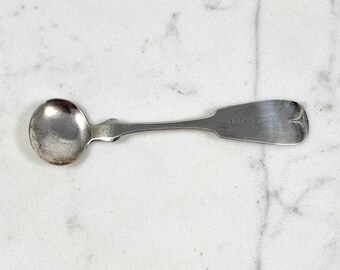 Antique Sterling Silver Spoon, Clara Engraved, Chocolate, Demitasse GORHAM, ca 1870