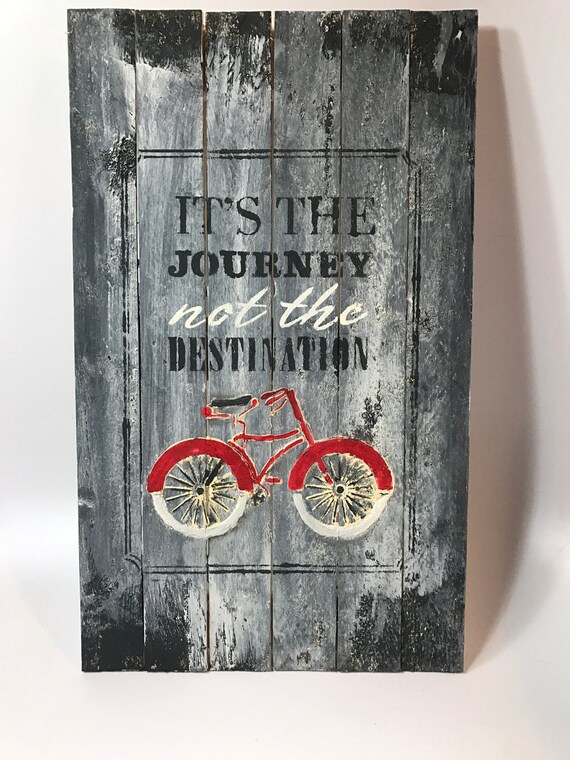 It S About The Journey Valentine Sign On Pallet Wood Etsy