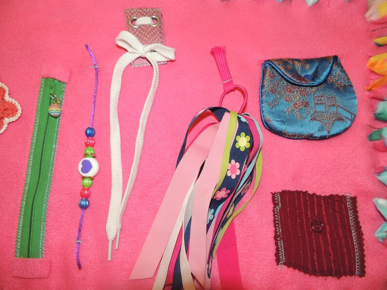 Fleece Fidget Mat Dementia FLOWER Etsy