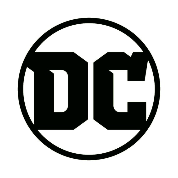 DC Comics Logo Symbol 1 inch 3 inch 5 inch Logo Vinyl Etsy